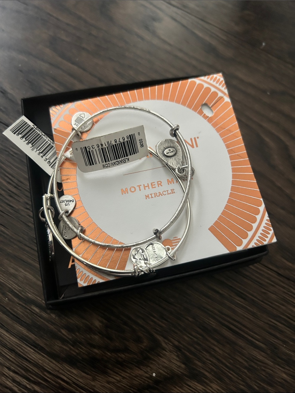 Alex and Ani Mother Mary Miracle bracelet, new with box